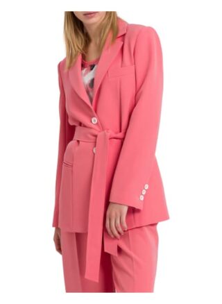 Marc Aurel Blazer Mit Bindegürtel pink