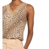 Marc Aurel Blusentop Mit Spitzenbesatz beige