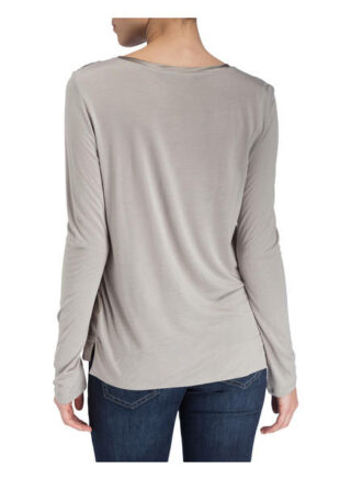 Marc Aurel Longsleeve Im Materialmix beige