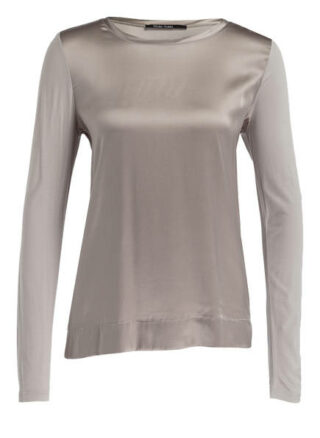 Marc Aurel Longsleeve Im Materialmix beige