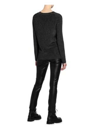 Marc Aurel Pullover Mit Glizergarn schwarz