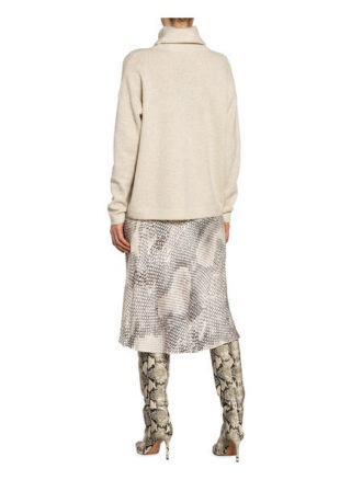 Marc Aurel Rollkragenpullover Mit Glitzergarn beige