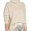 Marc Aurel Rollkragenpullover Mit Glitzergarn beige