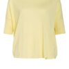 Marc Aurel Strickshirt Mit Leinen gelb