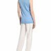 Marc Aurel Stricktop Mit Leinen blau