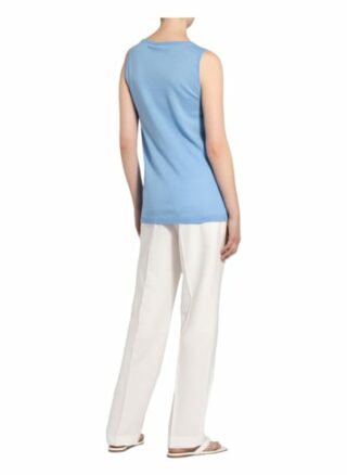 Marc Aurel Stricktop Mit Leinen blau
