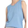 Marc Aurel Stricktop Mit Leinen blau