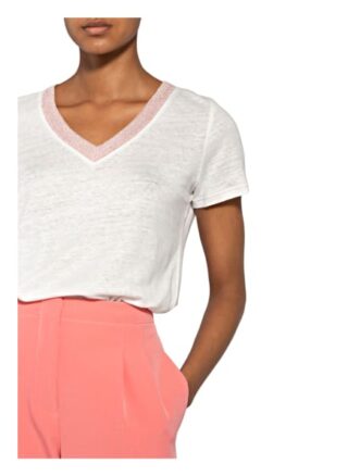 Marc Aurel T-Shirt Aus Leinen weiss
