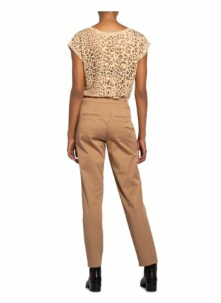 Marc Aurel T-Shirt Mit Paillettenbesatz beige