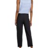 Marc Aurel Top Im Materialmix blau