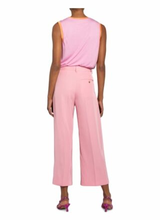 Marc Aurel Top Im Materialmix pink
