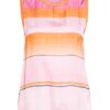 Marc Aurel Top Im Materialmix pink