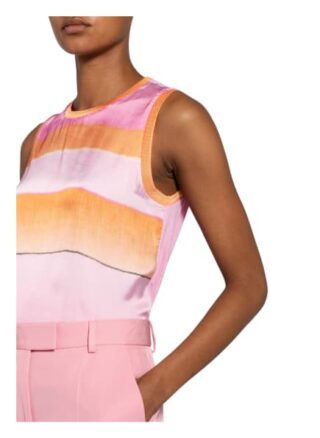 Marc Aurel Top Im Materialmix pink