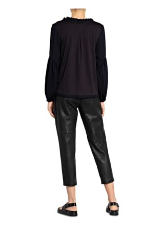 Marc Cain Blusenshirt Im Materialmix blau