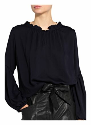 Marc Cain Blusenshirt Im Materialmix blau