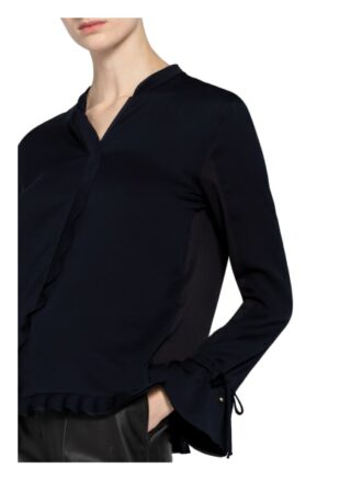 Marc Cain Blusenshirt Mit Volants blau