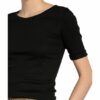Marc Cain Feinripp-Shirt schwarz