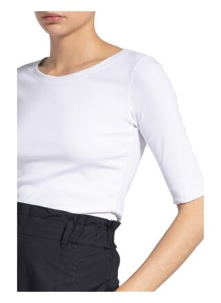 Marc Cain Feinripp-Shirt weiss
