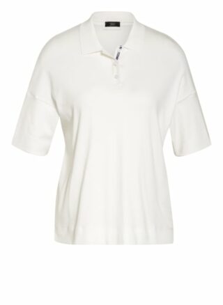 Marc Cain Jersey-Poloshirt weiss