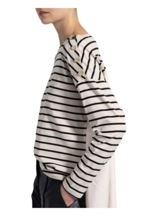 Marc Cain Longsleeve Im Materialmix blau