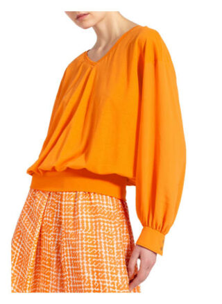 Marc Cain Longsleeve Im Materialmix orange