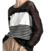 Marc Cain Longsleeve Im Materialmix schwarz