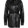 Marc Cain Overshirt In Lederoptik schwarz