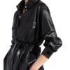 Marc Cain Overshirt In Lederoptik schwarz