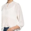 Marc Cain Plissee-Blusenshirt weiss
