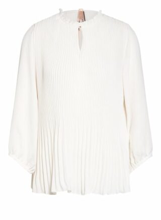 Marc Cain Plissee-Blusenshirt weiss