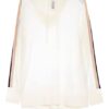 Marc Cain Pullover Mit Galonstreifen weiss