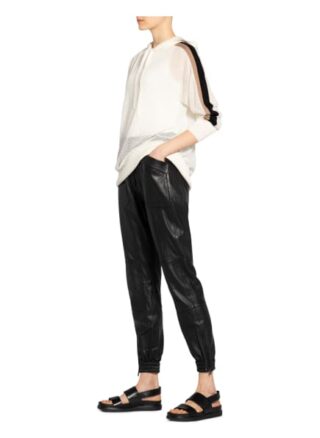 Marc Cain Pullover Mit Galonstreifen weiss