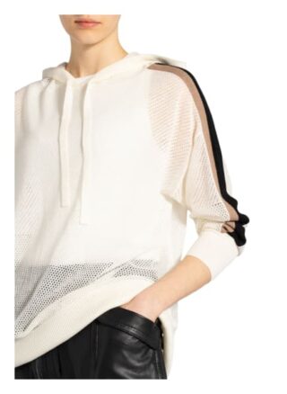 Marc Cain Pullover Mit Galonstreifen weiss