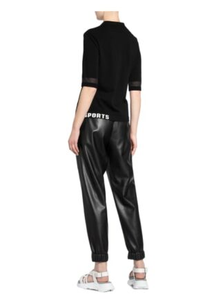 Marc Cain Strick-Poloshirt schwarz
