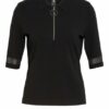 Marc Cain Strick-Poloshirt schwarz