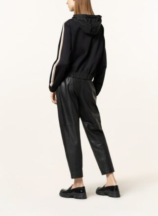 Marc Cain Sweatjacke Mit Galonstreifen schwarz