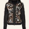 Marc Cain Sweatjacke Mit Galonstreifen schwarz