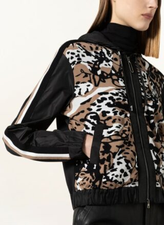 Marc Cain Sweatjacke Mit Galonstreifen schwarz