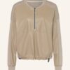 Marc Cain Sweatshirt Im Materialmix beige