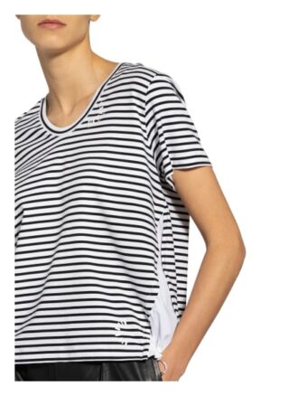 Marc Cain T-Shirt Im Materialmix schwarz
