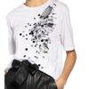Marc Cain T-Shirt Mit Paillettenbesatz weiss