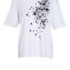 Marc Cain T-Shirt Mit Paillettenbesatz weiss