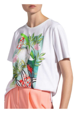 Marc Cain T-Shirt Mit Schmucksteinbesatz weiss