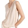 Marc Cain Top Im Materialmix rosa