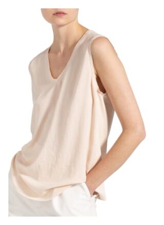 Marc Cain Top Im Materialmix rosa