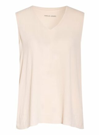 Marc Cain Top Im Materialmix rosa