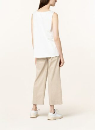 Marc Cain Top Mit Seide weiss