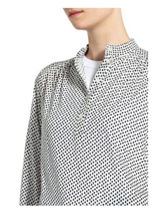 Marc O'polo Blusenshirt Aus Jersey weiss