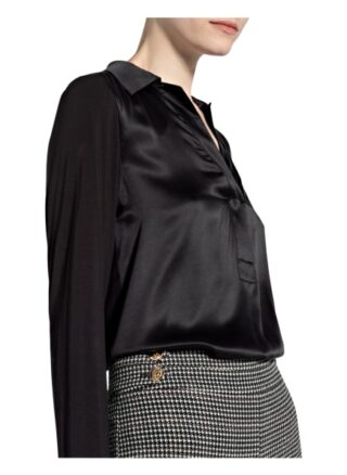 Marc O'polo Blusenshirt Im Materialmix schwarz