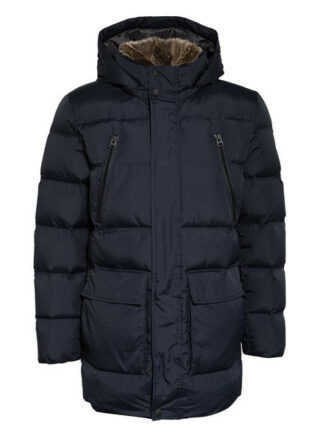 Marc O'polo Daunenjacke Mit Kunstfellbesatz blau